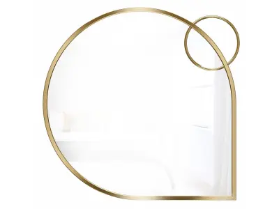Mirror in a metal frame GZ-M1059 3D model