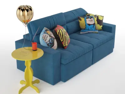 Pop set sofa 3D model
