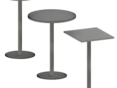 Harbour Column Bar Table 3D model