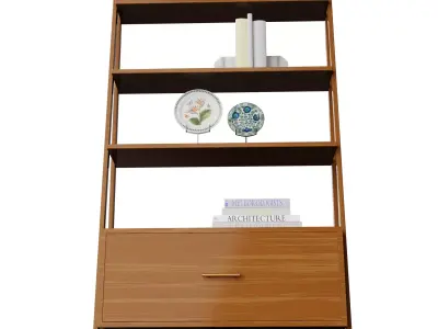 Amazing Realistic Bookcase   3D model purchase