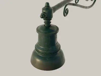 Street lamp medieval 3D model