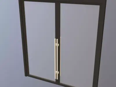 Double door 23-04 3D model