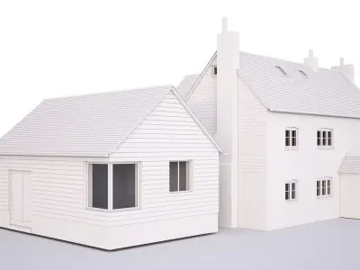 British House Hale Oak Road 3D model