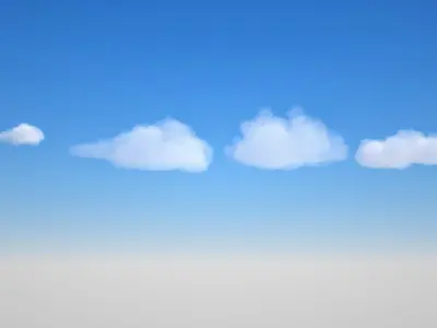 Volumetric clouds VDB 3D model