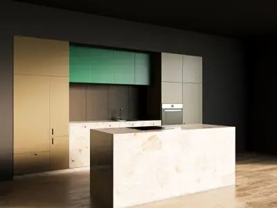 33-Kitchen9 matte 3 3D model