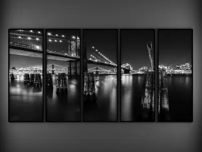 Picture Frames Low-poly 3D model