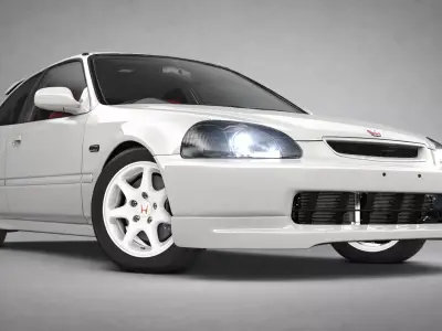 Honda Civic Type R 3D model