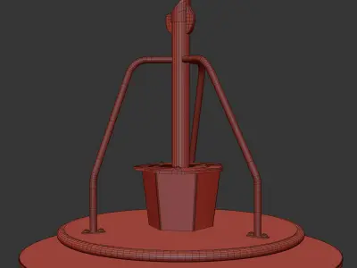 kids playground THE DIZZY ROUNDABOUT JIN-0532 3D model