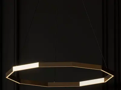 Midnight LED Pendant By Resident 3D model
