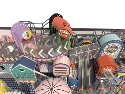 Children playground 03 3D model