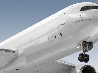  Boeing 767-300BCF Generic White 