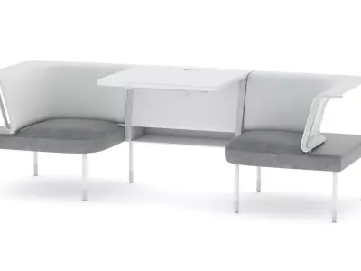 Herman Miller Workstation Public 6 3D model