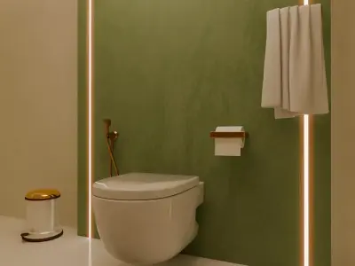 Washroom 3D model purchase