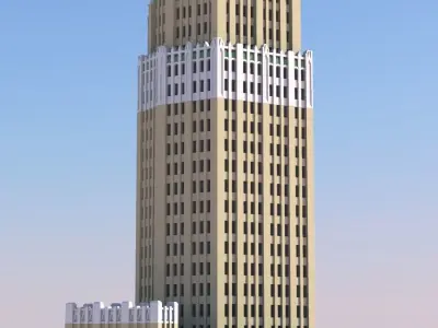 Tower Life Building 3D print model