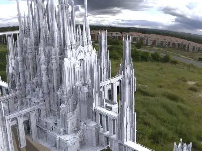 The High palace of Olympus  3D model