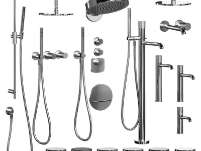 Gessi Habito mixer set 3D model