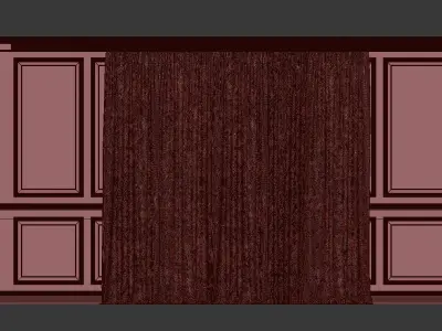 Curtain Set 317 3D model