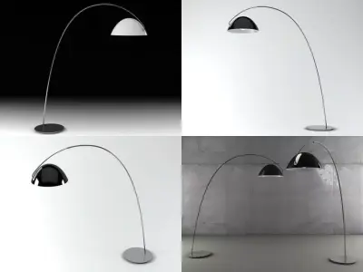 Pluma floor lamp 3D model