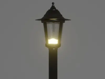 Street Lamp Free 3D model