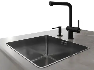 Kitchen set 17 3D model