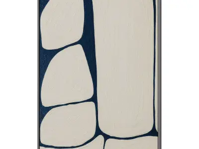 Abstract Painting Frame set 3D model 782