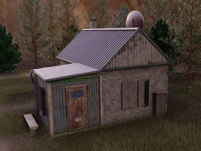 House east russian designed 3D model