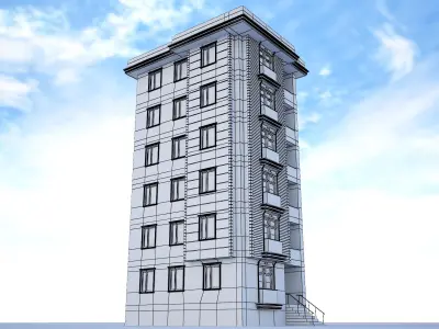  Ornate building 3d model 3D model