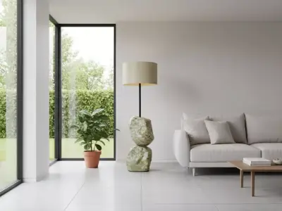 RockHaven Floor Lamp Low-poly 3D model