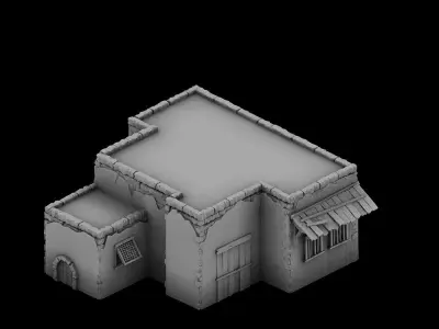 dirt House 3D model purchase