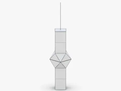 1512 - Hanging Lamp Low-poly 3D model