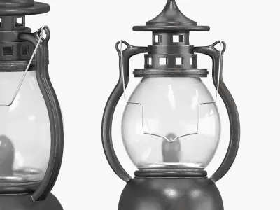 Old lantern 3D model