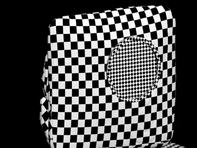 chair living armchair velvet Free low-poly 3D model