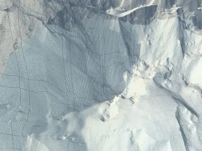 Massive Mountain Seamless 3D model