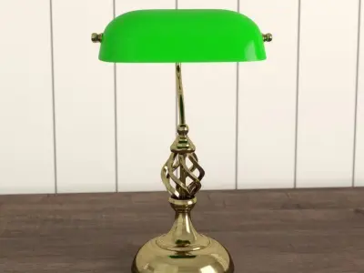 Bratton Bankers Light Lamp 3D model