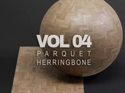 Parquet vol04 Herringbone 8K Seamless PBR Materials Texture