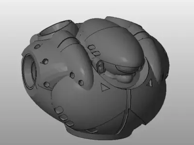 CHIBI-TECH SD - SERPENT CORE 3D print model