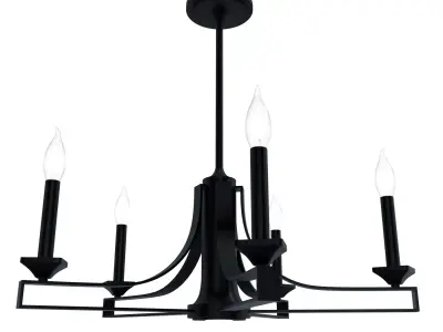 Chandelier 40055-07 by Livex Lighting 3D model