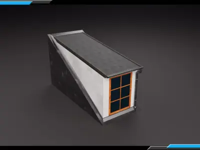 Building Architecture Element Textured Base Mesh 13 Free low-poly 3D model