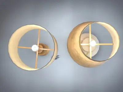 PBR Table Lamps Low-poly 3D model