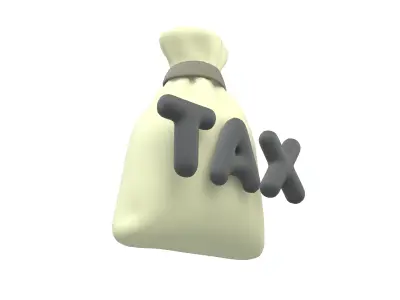 TAX Icon V1 003 Low-poly 3D model