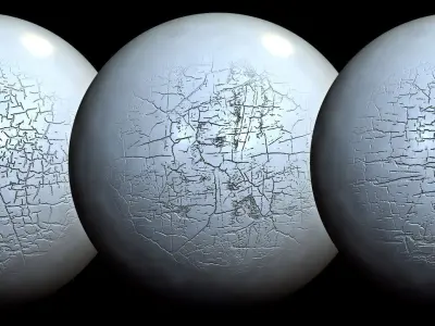 Crack VDM Brushes and Alpha Vol 1 Low-poly 3D model