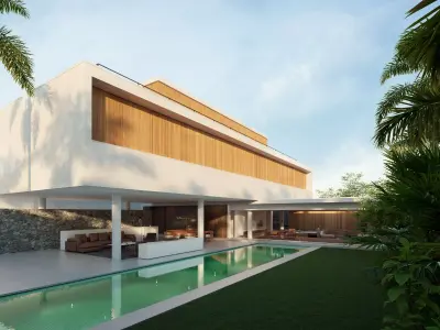 House 6 -mk27 - Exterior-Marcio Kogan 3D model