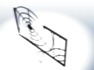 Target art panel 3D model