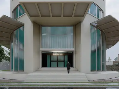 Skyscraper Building 06 Low-poly 3D model