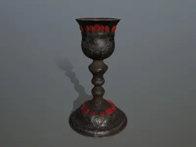 Chalice 7 goblet Low-poly 3D model