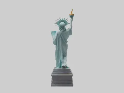 The Dream of Liberty statue model 3D model