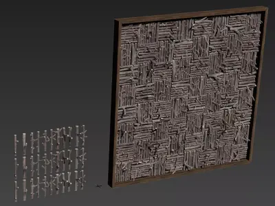 Branch decor n90c 3D model