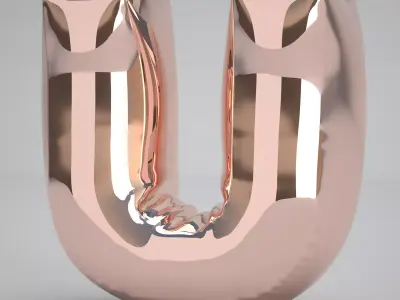 U Balloon Copper 3D model