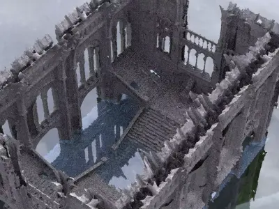 Lovecraftian ruin 3 3D 3D model