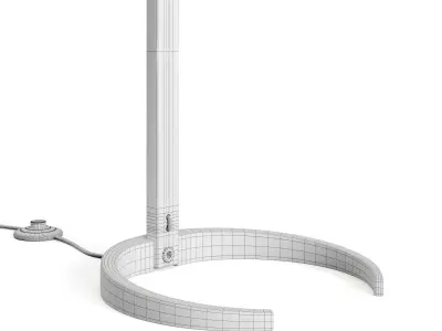 Timberline floor lamp by Gubi 3D model